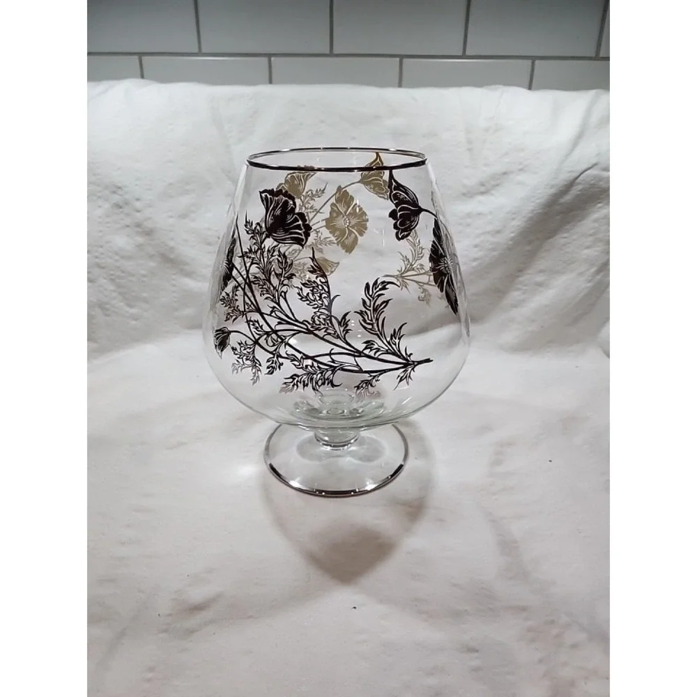 Large, Silver City Glass Co.-X-Large Brandy Snifter or Cocktail Mixer, Sterling